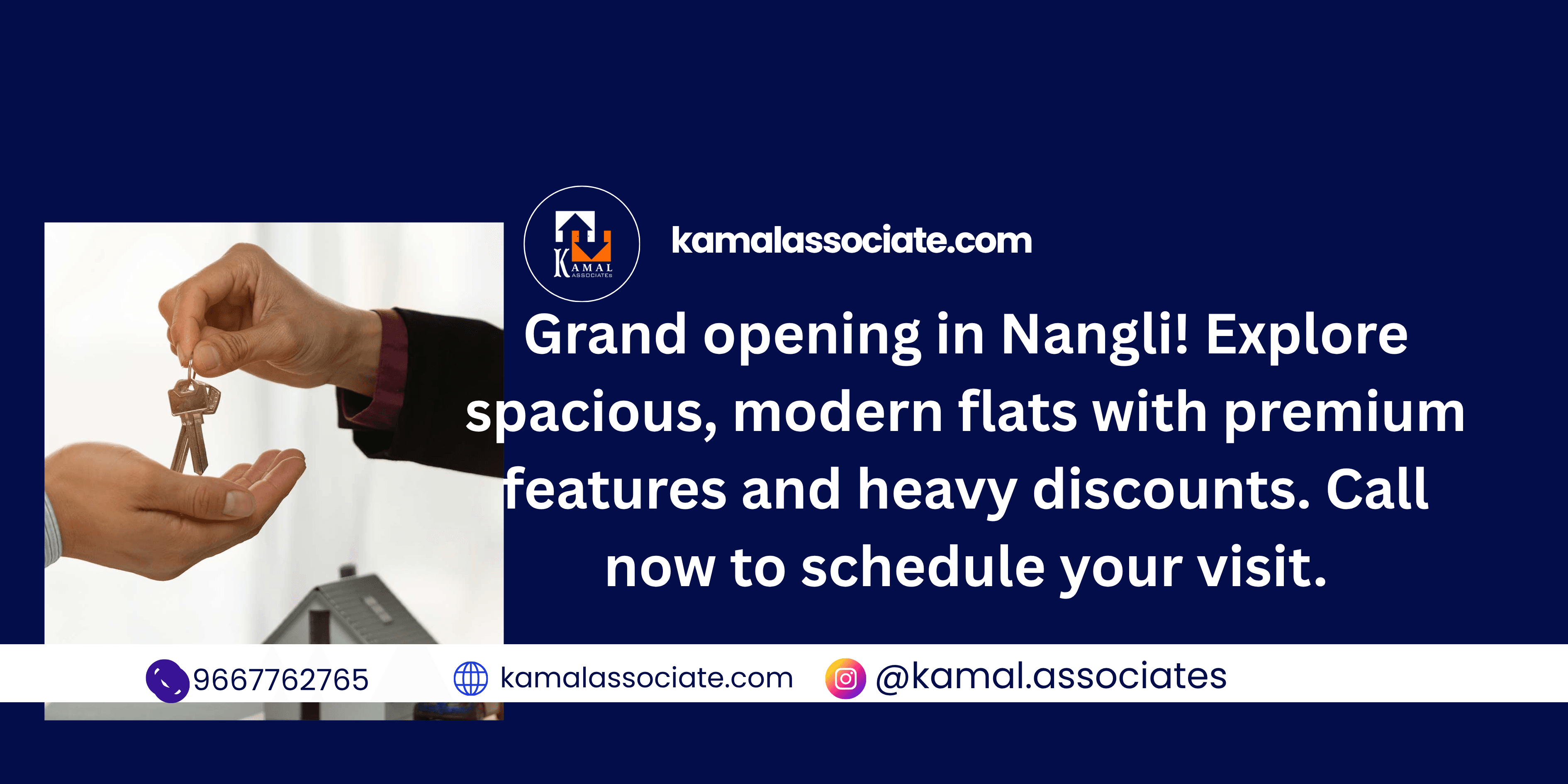 Grand Opening in Nangli: Ultra Luxury & Spacious Flats by Kamal Associates Ware with Exclusive Launch Discounts