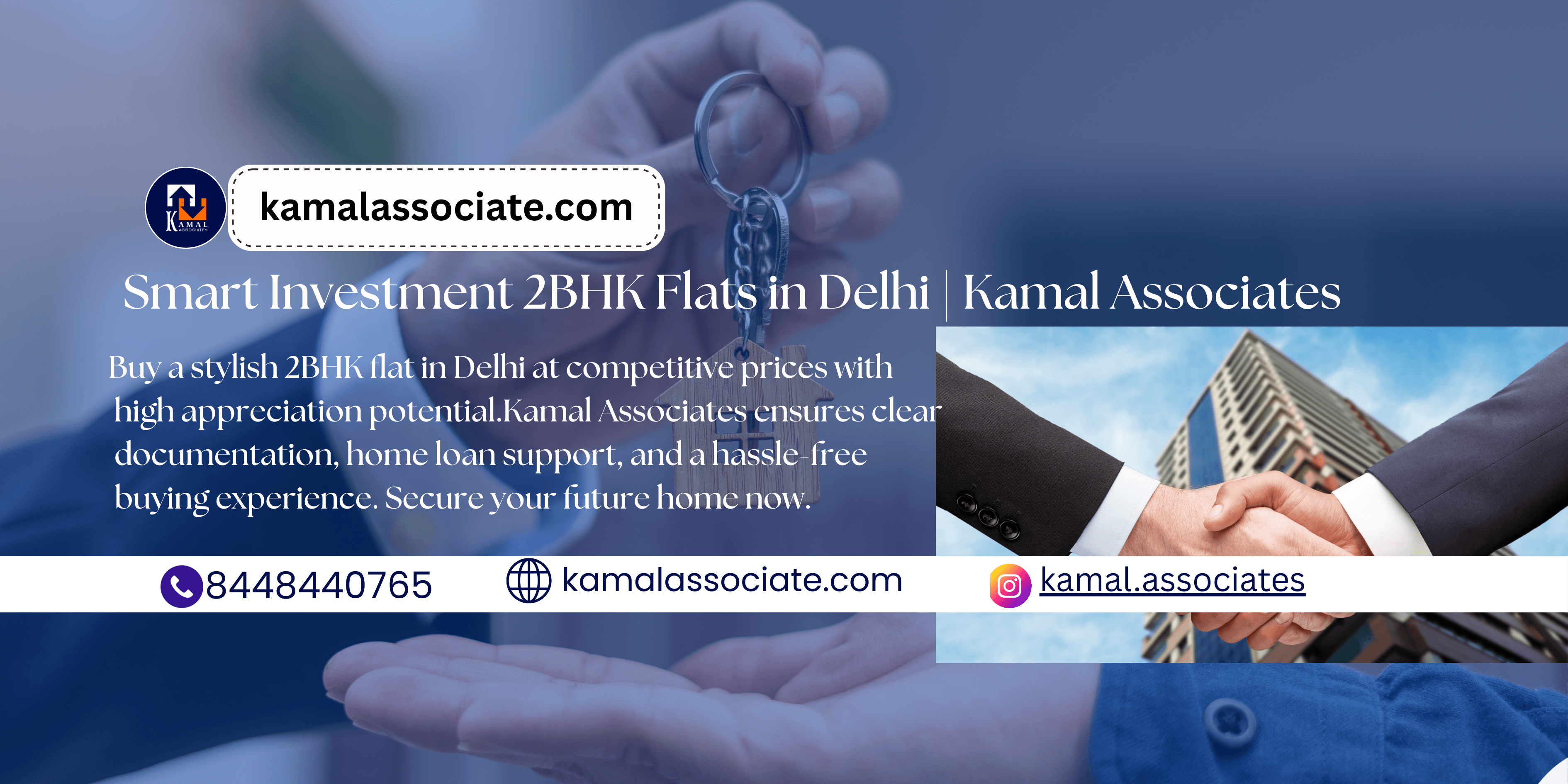 Luxury 2BHK Flat in Delhi – Smart Investment & Modern Living with Kamal Associates